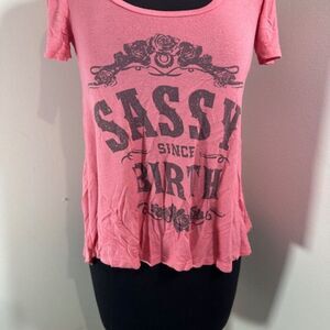 Small Rose "Sassy Since Birth" Design Shirt    8217  Small